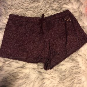 PINK Victoria's Secret Maroon Shorts